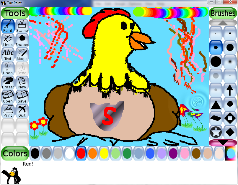 play tux paint right now
